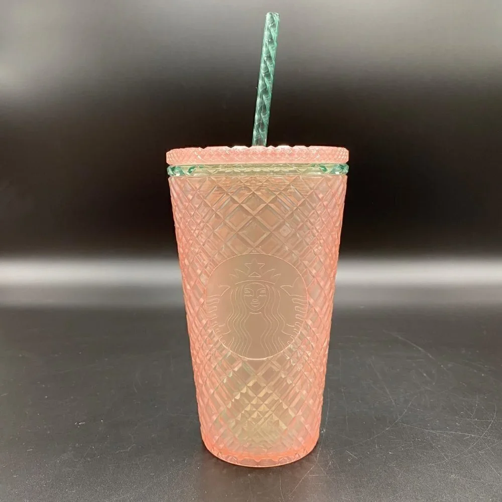 Starbucks Pink Pearl Jeweled 16oz Tumbler